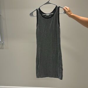 Grey body con dress